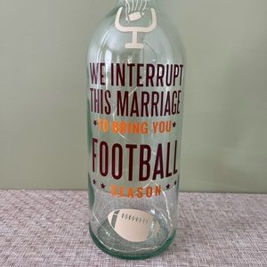 Football Decorative Bottle - Marriage & Football Season